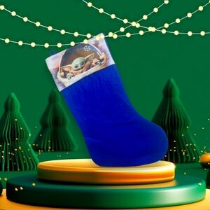 Star Wars Mandalorian the Child Baby Yoda Holiday Stocking